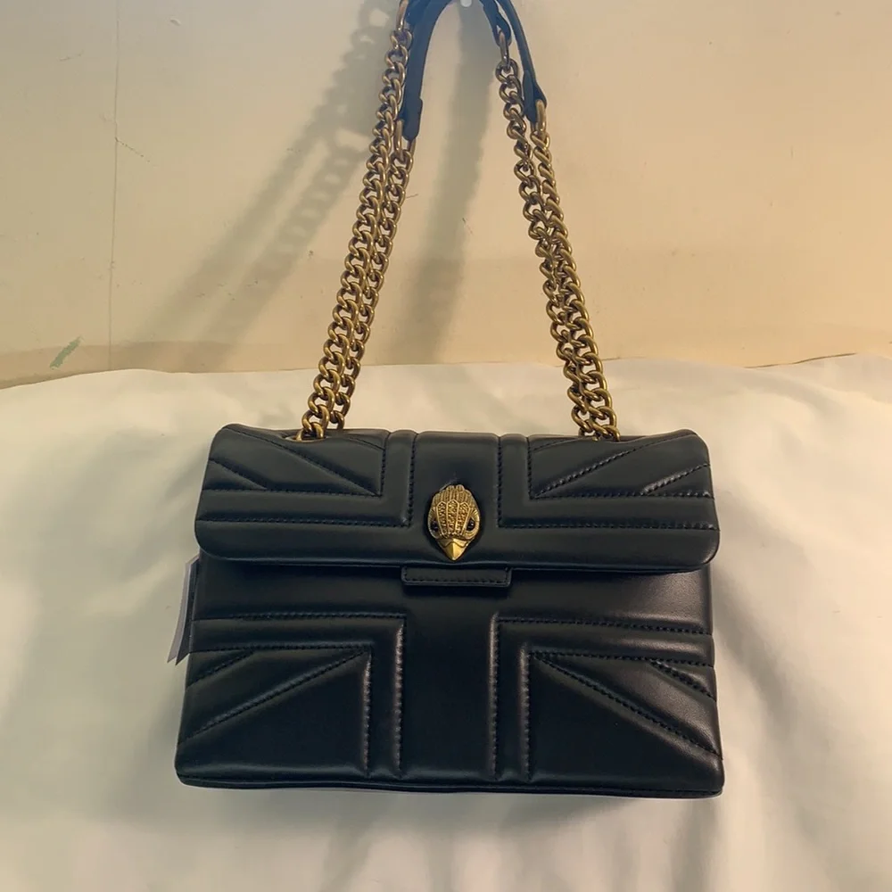 - - KURT GEIGER LONDON KENSINGTON LEATHER  SHOULDER BAG - Picture 6 of 15